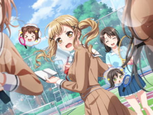 【バンドリ！ガルパ】★3「市ヶ谷有咲[パンフレット作り]」のステータス、スキル、画像