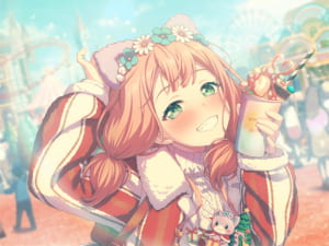 【バンドリ！ガルパ】ドリームフェスティバルガチャ限定メンバー「★5[ひまりの遊園地プラン]上原ひまり」ステータス、スキル、イラスト画像