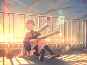 【バンドリ！ガルパ】「★5[何色の夕焼けでも]青葉モカ」のステータス、スキル、イラスト画像