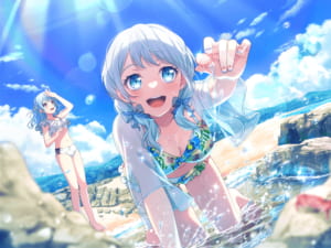 【バンドリ！ガルパ】「★5[小さな海の宝物]若宮イヴ」のステータス、スキル、イラスト画像