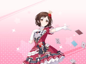 【バンドリ！ガルパ】「★2[クイーン・オブ・♡]羽沢つぐみ」のステータス、スキル、イラスト画像