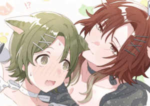 【シャニマス】今日は耳はむの日ですよ～！にちかさんの耳をはむはむしてる美琴さんです♪