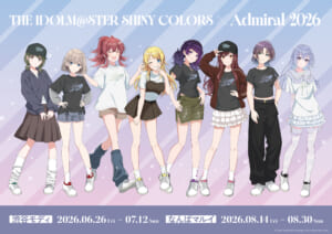 【シャニマス】「THE IDOLM＠STER SHINY COLORS × Admiral 2026」のコラボスニーカー＆一部商品の通販が開始！