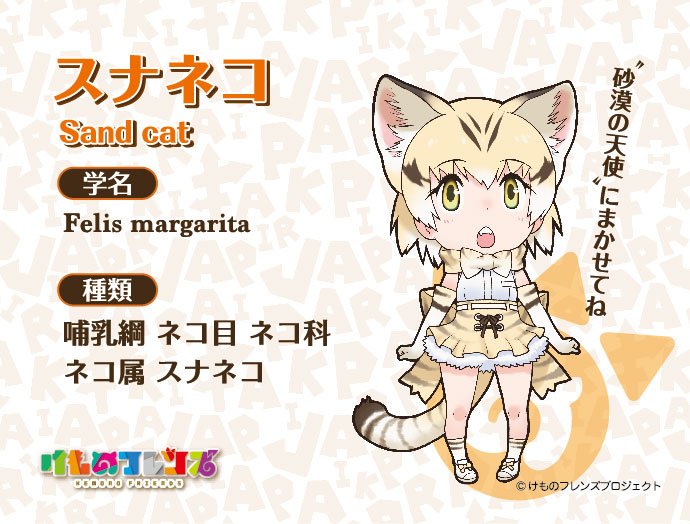 けものフレンズぱびりおん スナネコの基本情報 出現条件 珍しい行動 けもトーク一覧 けものフレンズぱびりおん Gamew 最強攻略 ゲーマーのためのサイト