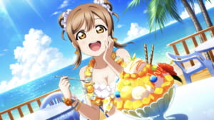 【スクスタ】SRカード[いただたきまーす♪]国木田花丸の性能評価、ステータス、特技、個性、カードイラストまとめ