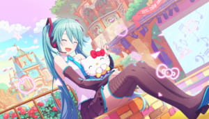 【プロセカ】★4[feat.ハローキティ]初音ミクの基本情報、ステータス、スキル、イラストまとめ